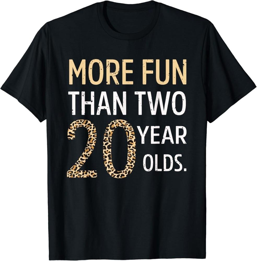 

More Fun Than Two 20 Year 40 Funny Classic 1982 Gift Unisex T-Shirt S