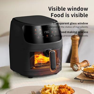 5L Large Capacity Household Air Fryer New Touch Screen Fully Automatic Overheating Protection Multi-function Air Fryer 28*26*32cm