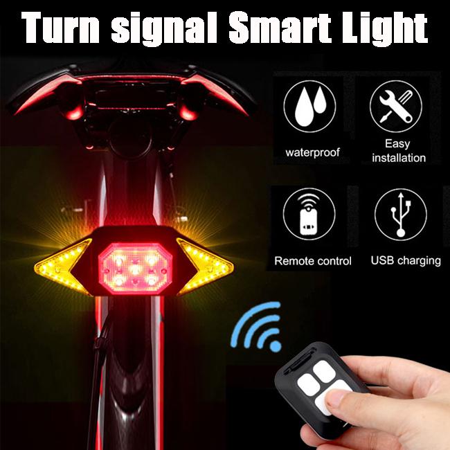 Smart light indicator for bicycle Clearance