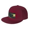 Fashion Nighthawks by Edward Hopper Flat Brim Sun Hat  Washed Denim Cap Womens Cap