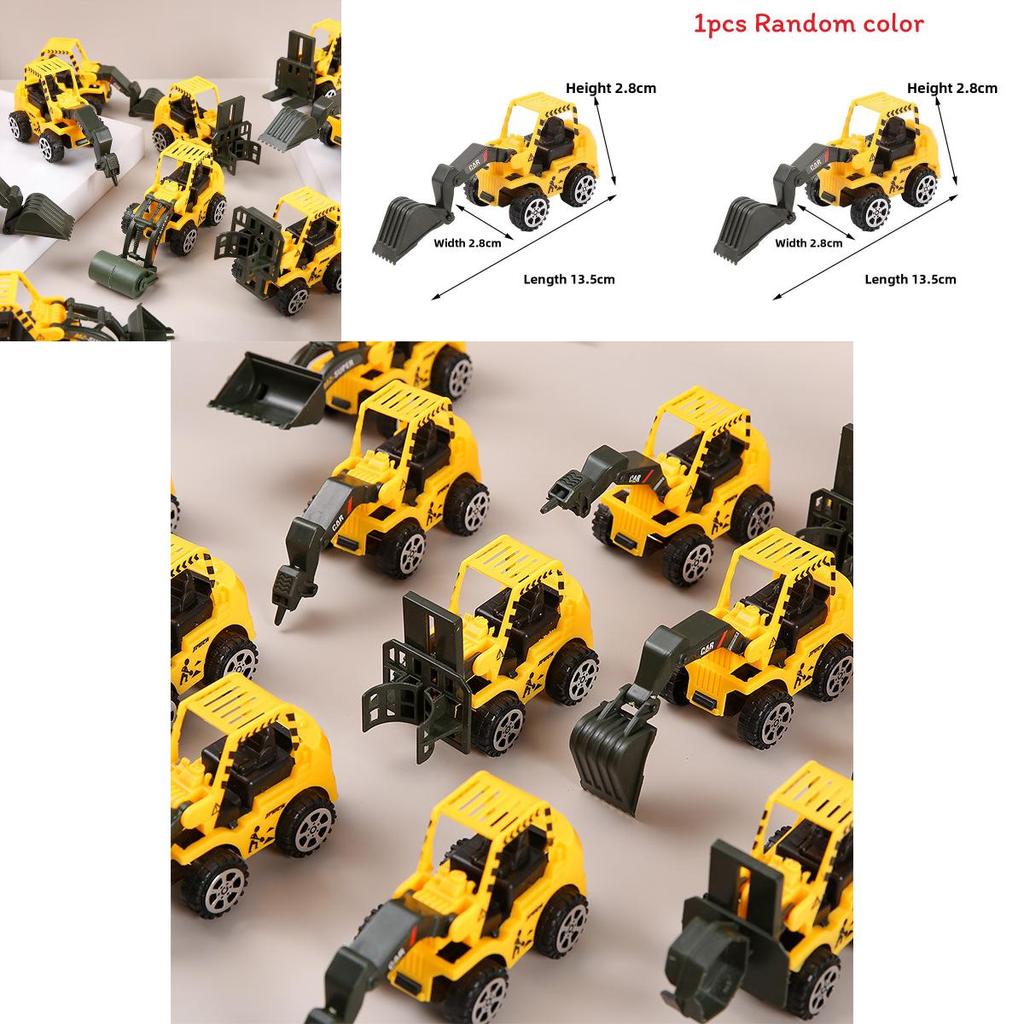 Simulation Mini Inertia Engineering Vehicle Children Toy For Early Development And Play