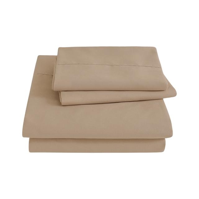 Bettlaken-Set für 90 Bett Queen Gebürstete Mikrofaser Bettlaken-Set Uni Bettwäsche-Set Juego
