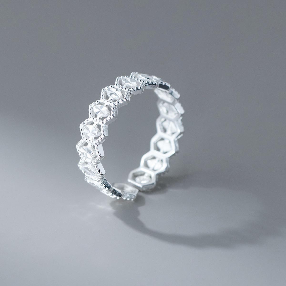 925 Silver Lace Zircon Women s Rings Wedding Engagement High Quality Jewelry Accessories Jewellery Moneys 925 серебряный