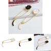 And Fashionable Playful Alloy Brooches With Cute White Cat And Black Cat Styles For Personalization Unique