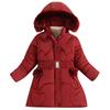 Kids' Fashion Fleece-Lined Thickened Hooded Oversized Sweatshirt Warm Casual Jacket For Fall/Winter