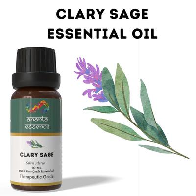 Ulei Esențial Ananta Salvie Clary 10 ml – Ulei Aromatic Herbal Floral pentru Difuzoare, Lumânări și Parfumatul Casei