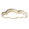 Gujiia Minimalist Cream Eye-Protection LED Ceiling Light