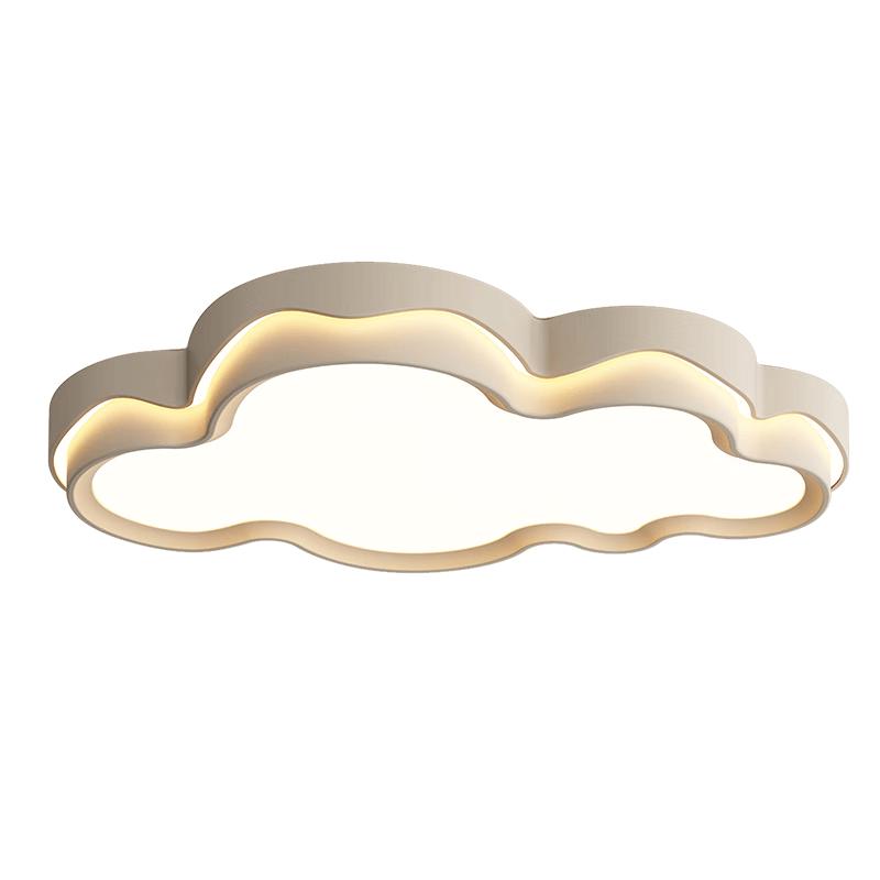 Gujiia Minimalist Cream Eye-Protection LED Ceiling Light