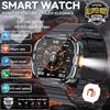 New  Smart Watch Men LED Flashlight Sports IP68 Waterproof GPS Tracker Bluetooth Call Smartwatch Man for Android ioS