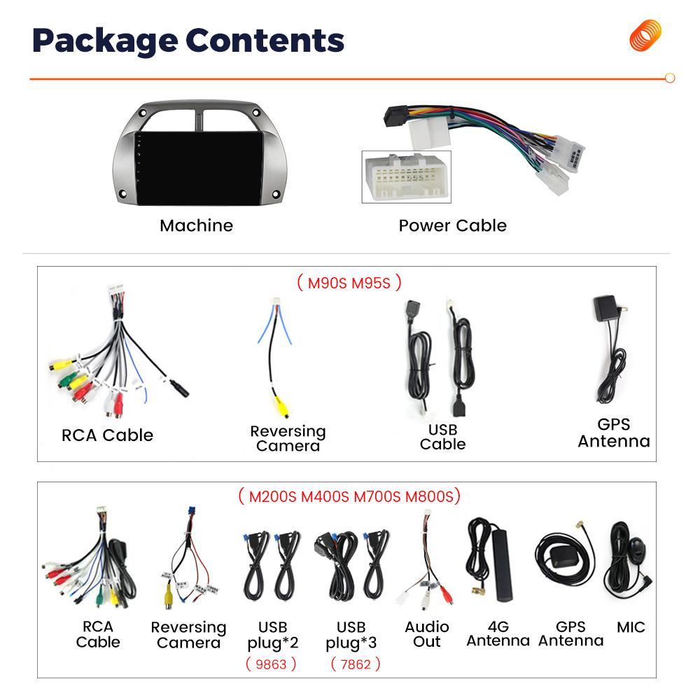 Navifly 8+256G Android 2Din Head Unit DSP RDS For Toyota RAV4 Rav 4 2001-2006 GPS Car radio Wireless Carplay Auto Player Stereo