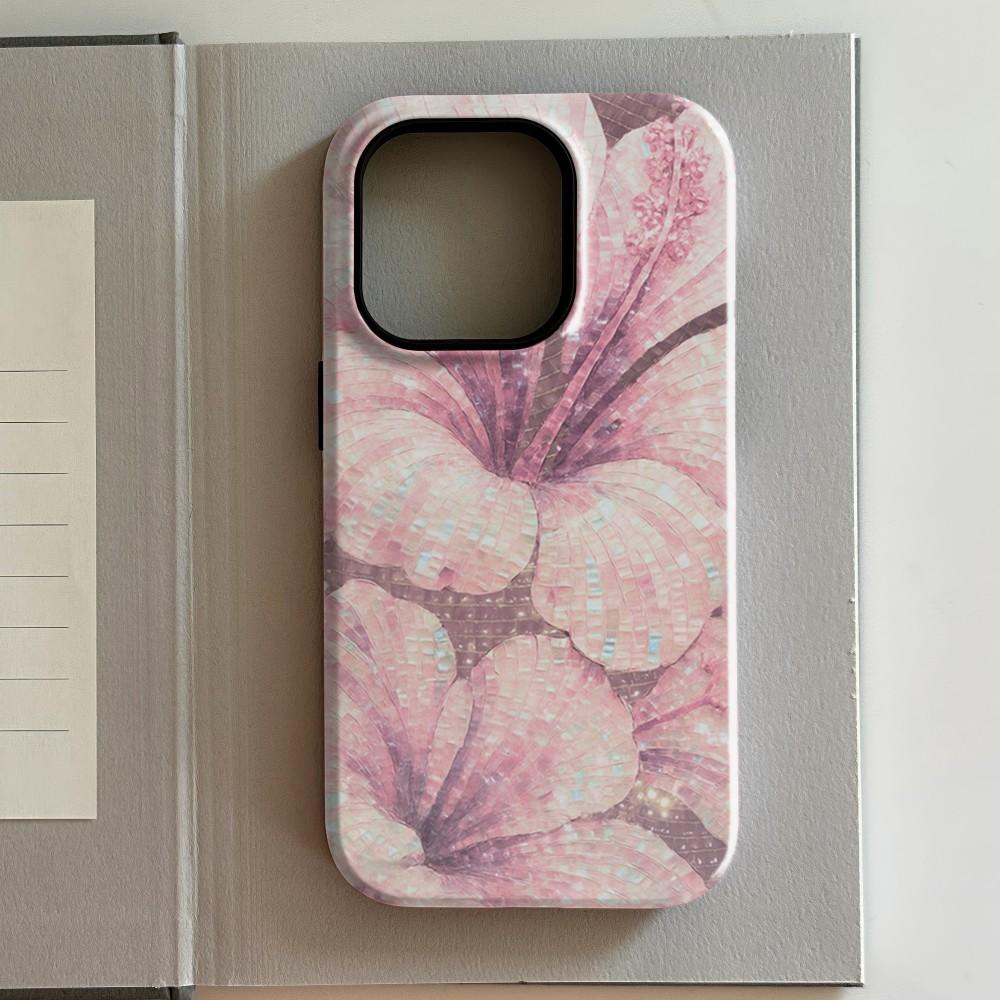 

Крутой чехол для телефона для iPhone 17 16 15 14 13 12 11 X XS XR XSMAX 7 8 Air Pro Max Plus Роскошная картина маслом с гардениями Двухслойный iPhone 17