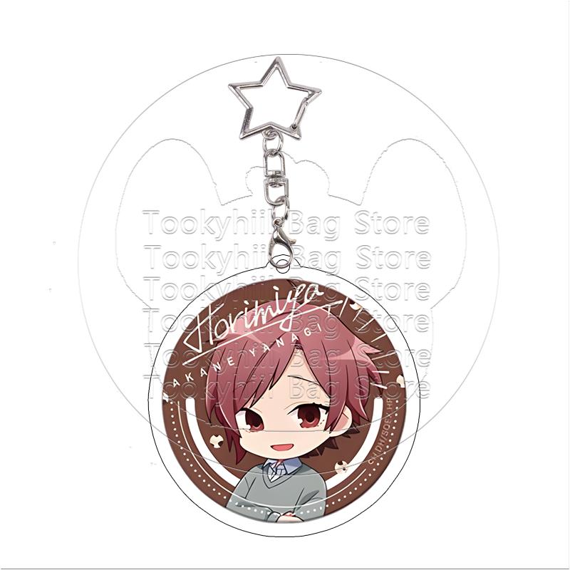 Horimiya Acryl Schlüsselanhänger Kyoko Hori Miyamura Ayasaki Taschenanhänger Zubehör Kawaii Kollektion Anhänger Yanagi Geburtstagsgeschenk