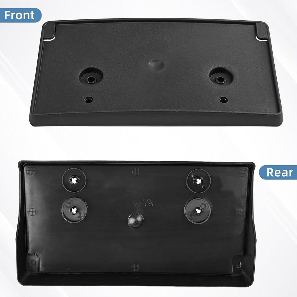 Front Bumper License Plate Frame Bracket Holder Compatible For 2018 Dodge Ram 2500 3500 4500 5500 2018 68375635AA