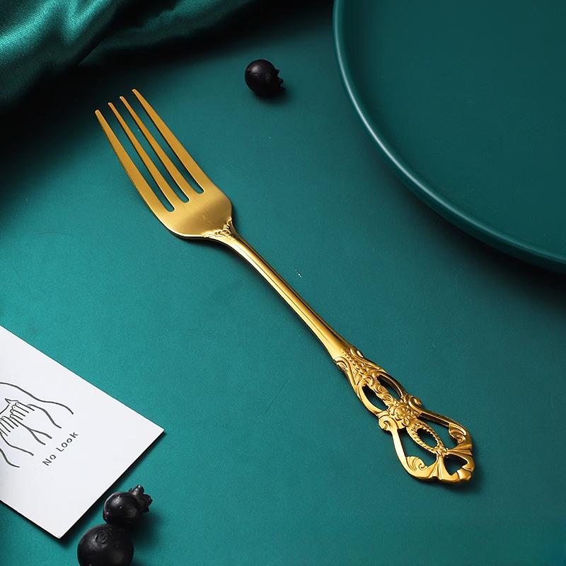 Vintage Gold Dinner Fork Set