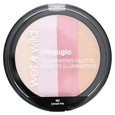 Megaglo Illuminating Palette, Catwalk Pink, 10G(0.35Oz)