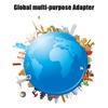 International Plug Adapter 2 USB Port Universal AU US UK EU Converter All in One World Travel AC Power Charger Adapter