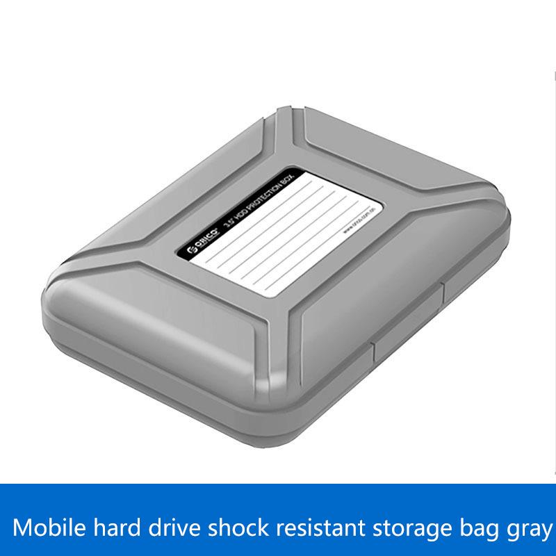 3,5 İnç Taşınabilir Sabit Disk Çantaları ve Kılıfları Hdd Koruyucu Neme Dayanıklı Saklama Kutusu Hdd İçin Siyah Sabit Disk Kutusu