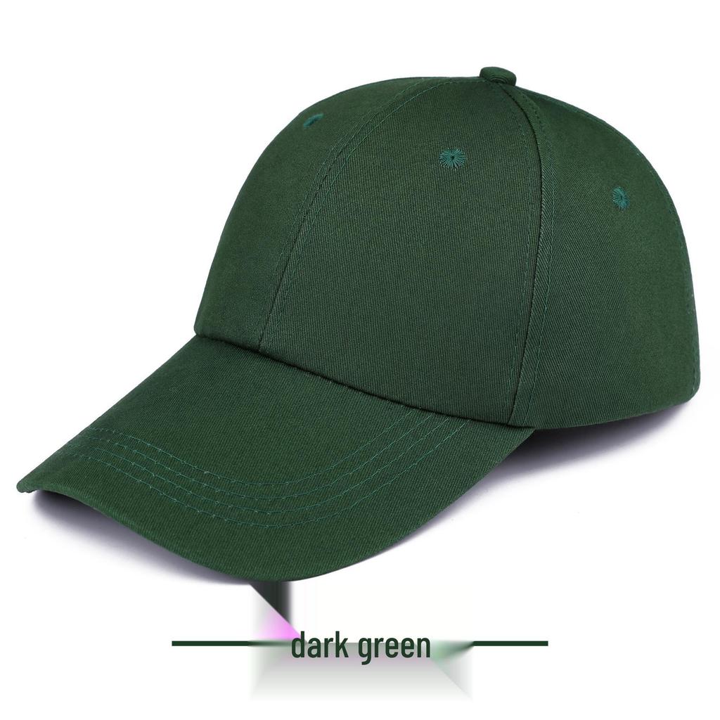Customized Cotton Baseball Cap with Printed Logo for Men and Women - Duckbill Sun Hat for Work or Leisure.