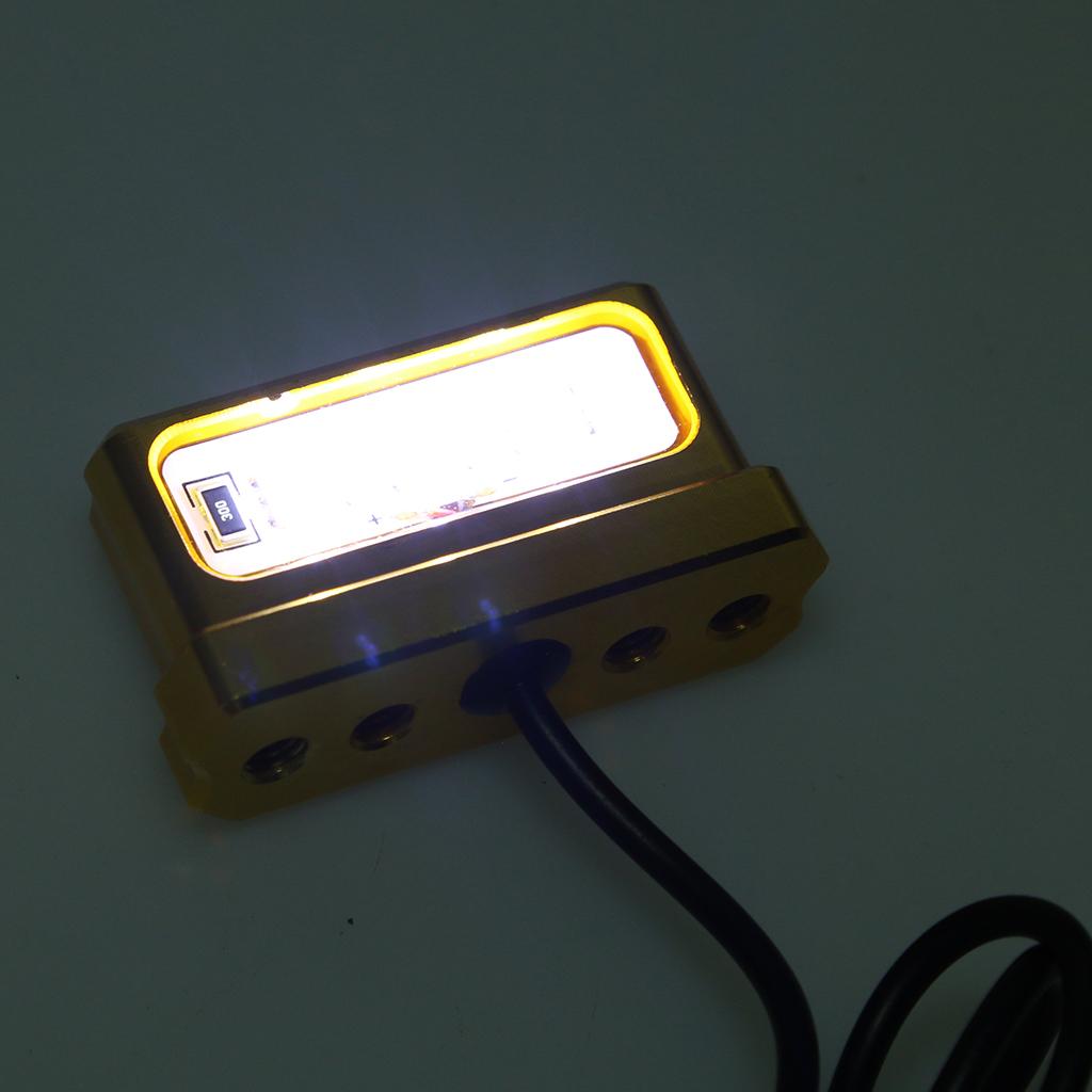 Tail Lamp LED License Plate Light Lamps -3 bright bulb for Kawasaki Z800 R1 R6 MT07 MT09