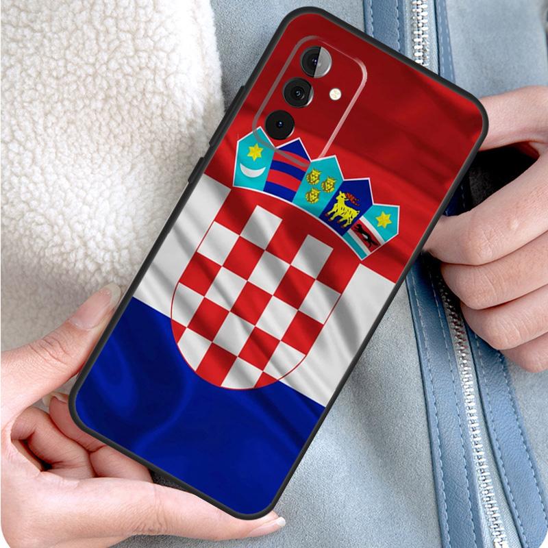 Croatia Flag Phone Case For Samsung Galaxy A52 A32 A12 A14 A34 A54 A51 A71 A53 A33 A13 A15 A25 A35 A55