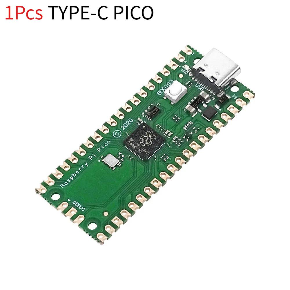 2Pcs Raspberry Pi RP2040 Pico Clone Board - Dual-Core M0+ 133MHz, 2MB Flash, SPI/I2C/UART, Python/C/C++ (Blue)