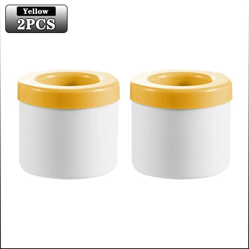 1-4 st 3D Cylinder Isfack Silikon Iskubform Silikon Iskub Ismaskin Kopp Iskopp Ismaskin Isförvaringslåda