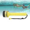 Dive Flashlight Anti Slip Waterproof LED Submersible Flashlight for Underwater Camping Yellow