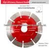 6-Inch Diamond Cutting Blade for Marble, Concrete & Stone - 156mm Wall Grooving Reinforced Sharpness