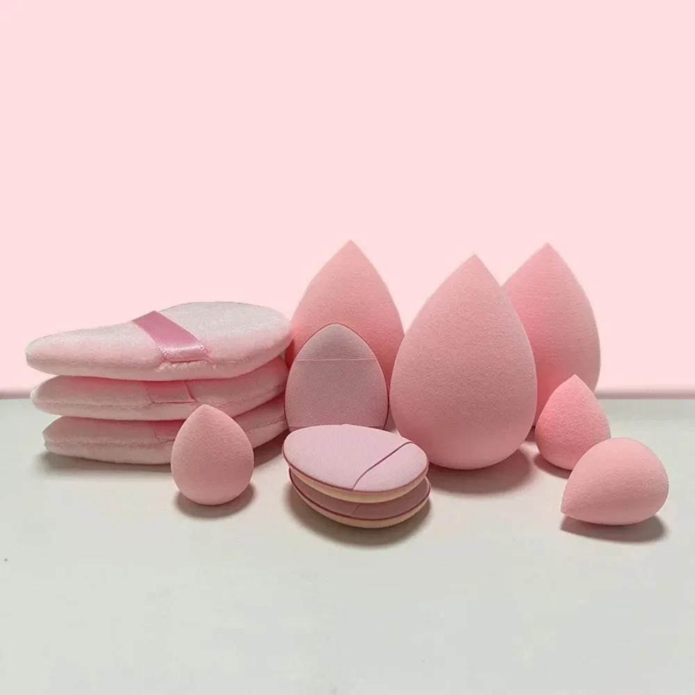 12 stk Makeup Svampblender Beauty Egg Myk Kosmetisk Puff Foundation Svamper Powder Puff Kvinner Sminke Tilbehør Skjønnhetsverktøy
