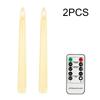 300 hours Lighting Time Flameless LED Candle Warm Light Flickering Flame Table Candle for Holiday Wedding Christmas Home Decor