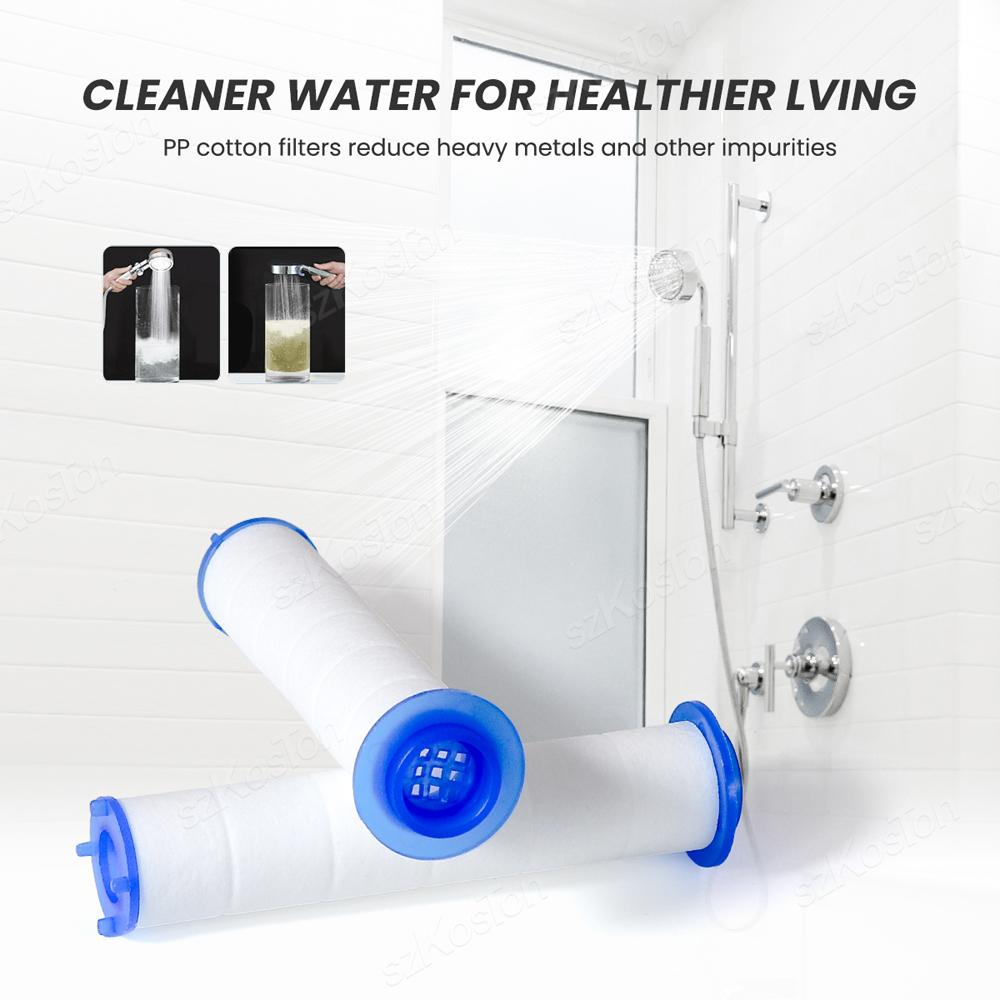 11/11PCS Shower Head Filter Replacement Showerhead Remove Chlorine/Fluoride/Hard Water/Calcario Hygienic Bathroom Accessories