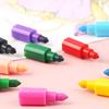 12-36PCS Stackable 12-Color Rainbow Building Blocks Crayon Painting Pen School Office Stationery Party Drawing Carnival Gift ZYF