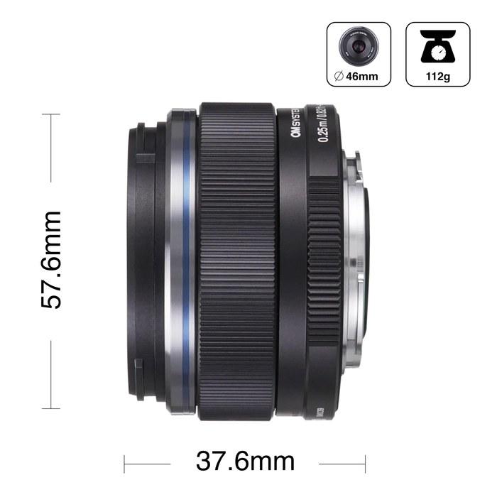 Olympus M.Zuiko Digital 17mm f/1.8 II Black