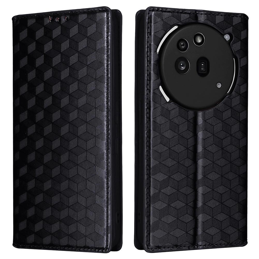 For Nothing Phone (3a) Pro Case Wallet Rhombus Imprinted Leather Phone Cover