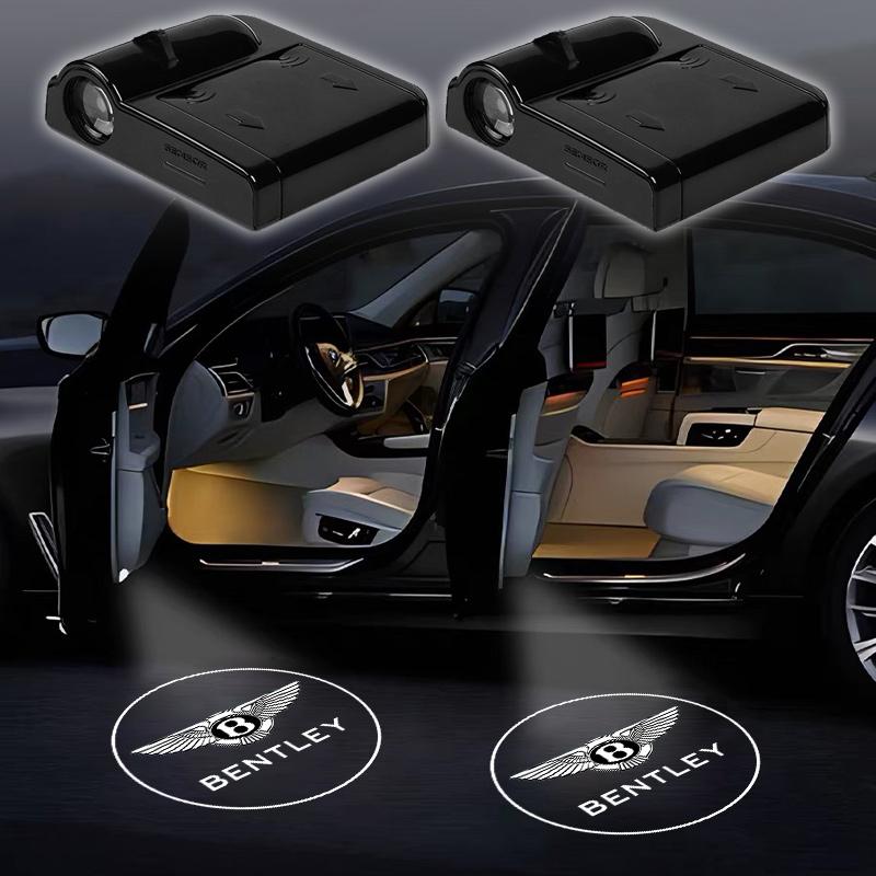 

Car Door HD LED Lamps Projector Courtesy Welcome Lights For New Bentley Flying Spur Continental GT Bentayga Mulsanne Accessories