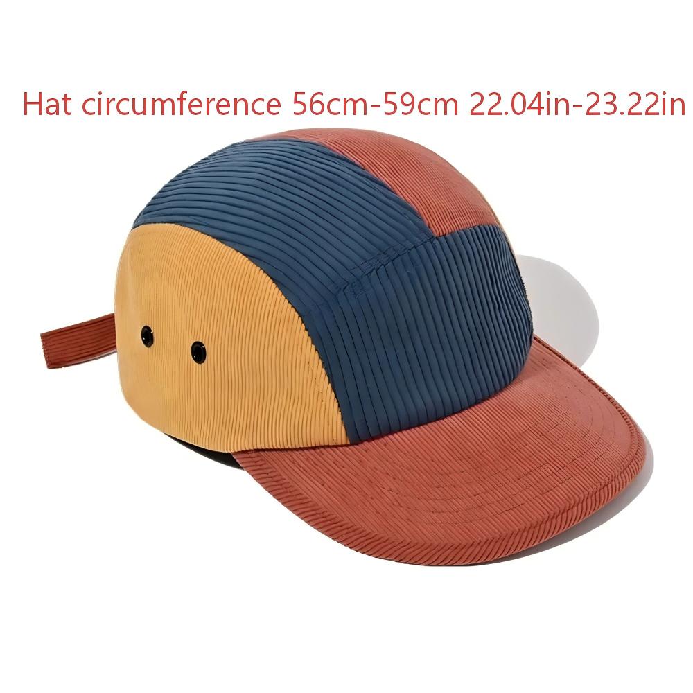 New Color Matching Corduroy Vintage Couple Baseball Cap Soft Top Unisex for Men Women Outdoor Fall Winter Warm Fashion Hat