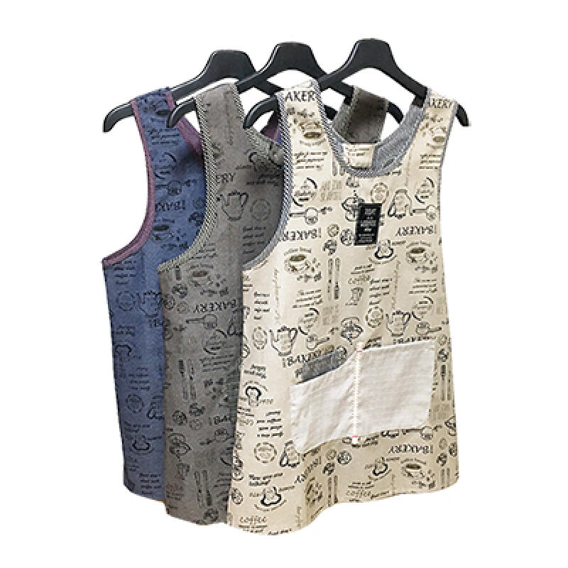 Bakery A-line apron a(beige)