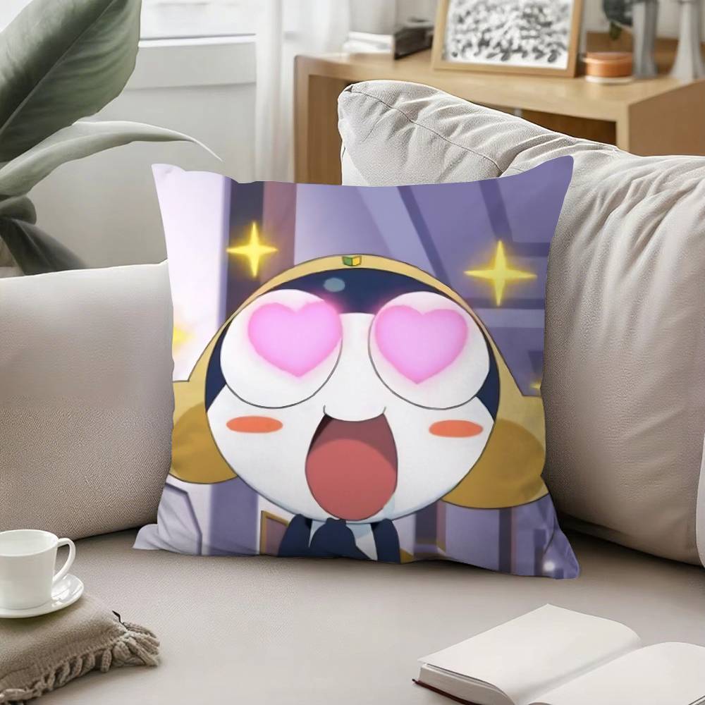 Keroro Sgt. Frog Throw Pillow Covers Pattern Cushion Cover Suitable For Sofa Bedroom Car Pillow Cover