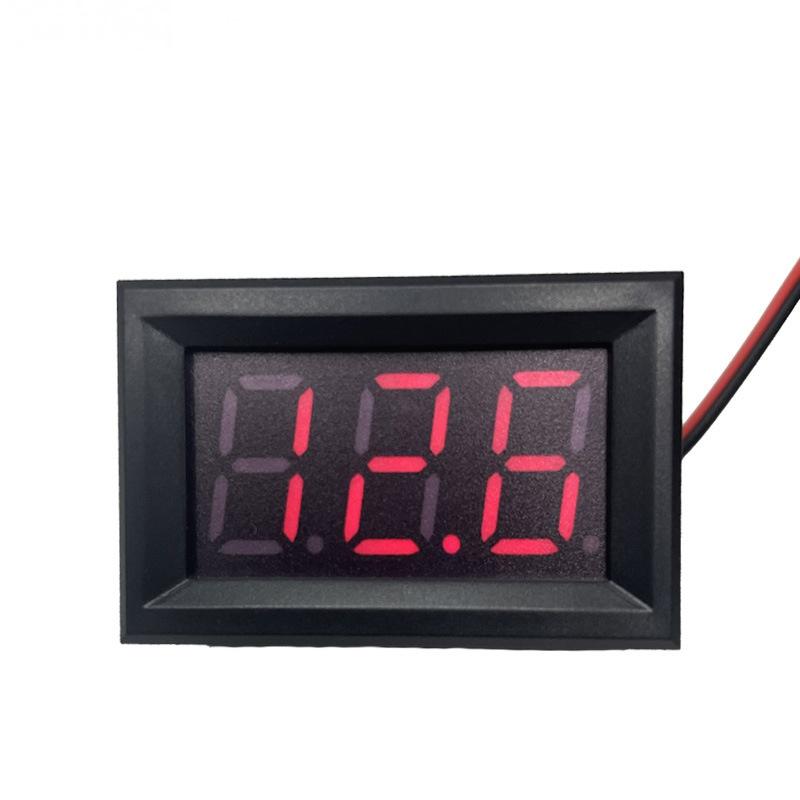 New 1/3Pcs Motorcycle Vehicle LED Display Voltage Tester 0.56 Inch DC4.5-30V Digital Car Voltmeter Automotive Voltage Meter
