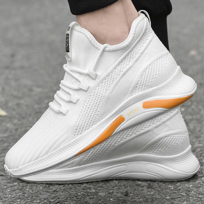 Fashion Summer Men's Breathable Sneakers Lace-up Lightweight Casual Shoes Non-slip Men All-match Flat Fashion Comfort Walking Loafers