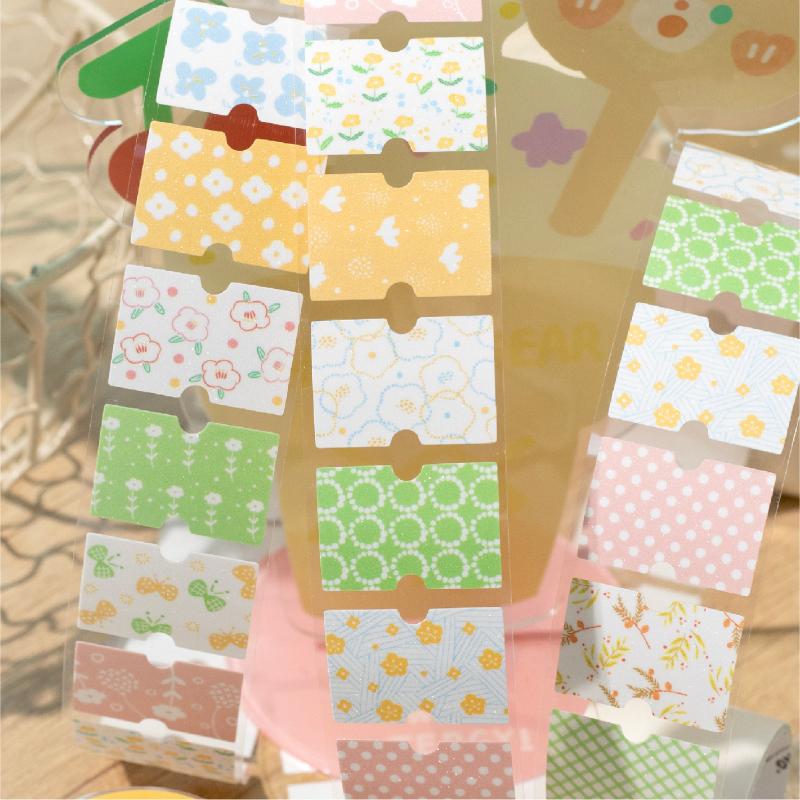 Journal GO 3x200cm Floral Tape Stickers Collage Junk Journal DIY Scrapbooking Planner Decor Photo Album Aesthetics Craft Tape