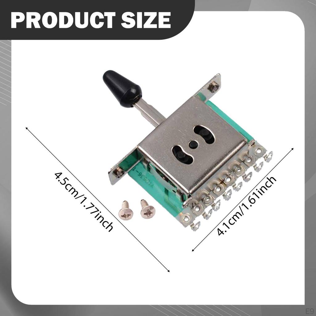 Guitar Pickup Lever Switch Selector Quiet Equipment Maintenance Easy Installation