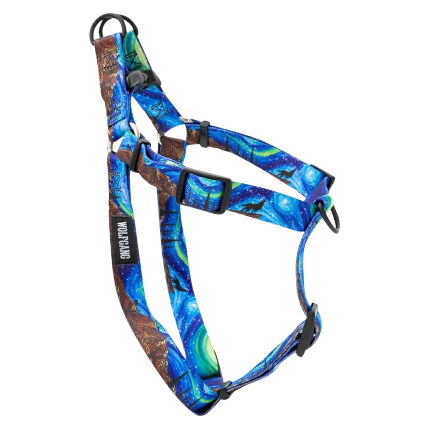 

WOLFGANG StarryWolf Harness, Size M, 1.6cm Wide x 40-61cm Chest Circumference [For Medium Dogs]
