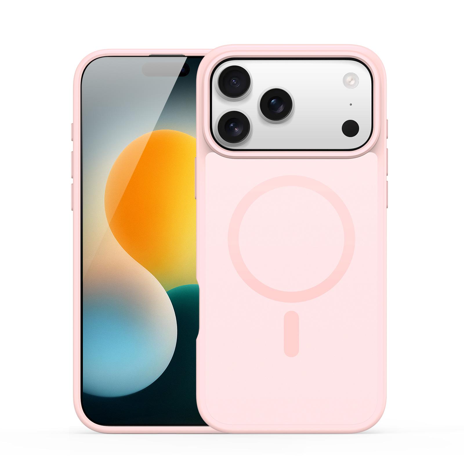 

For iPhone 17 Pro Case DUX DUCIS Yind Series PC+TPU Phone Cover Compatible with MagSafe Light Pink