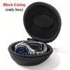 Heavy-Duty EVA Watch Storage Box with Zipper Closure - Scratch-Resistant Round Watch Organizer Case, Portable