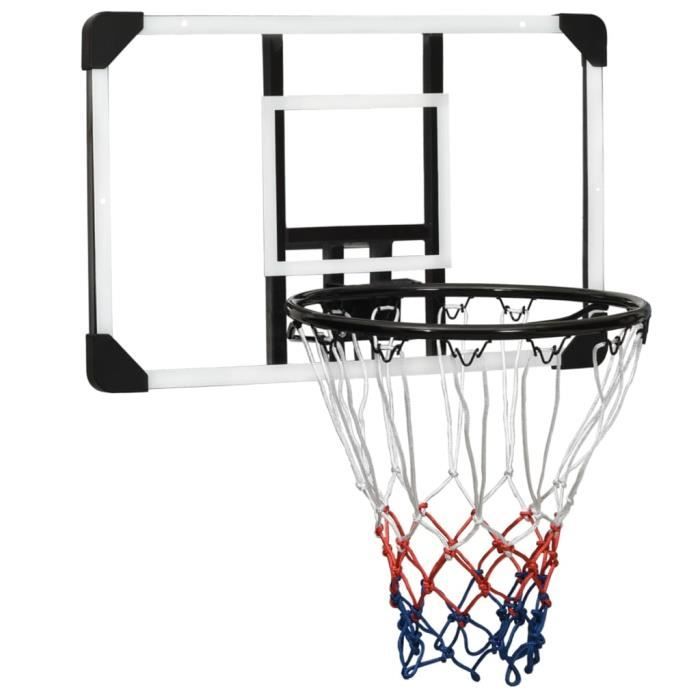 Panneau de basket-ball - vidaXL - Transparent - 71x45 cm - Polycarbonate - Usage occasionnel