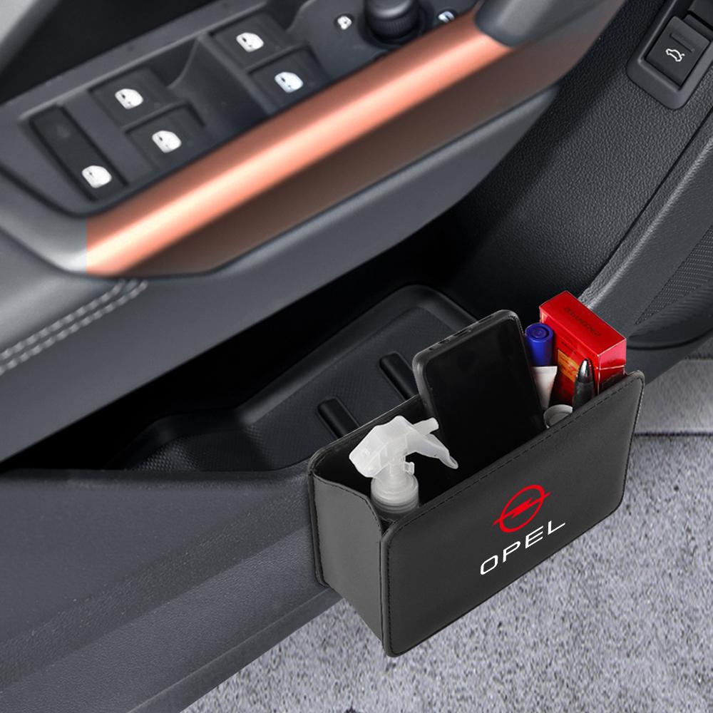 Car Door Side Storage Box Organizer Auto Dashboard Holder Pocket Accessories For Opel Zafira B Corsa Insignia Car Valve Cap