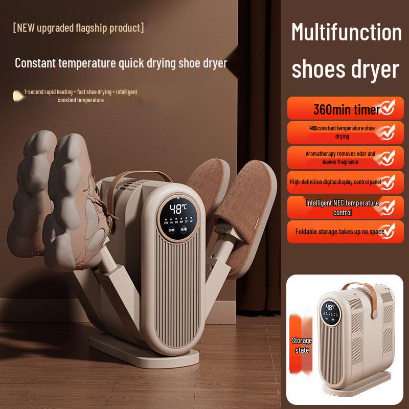 Foldable Quick-Dry Shoe Dryer with Timer