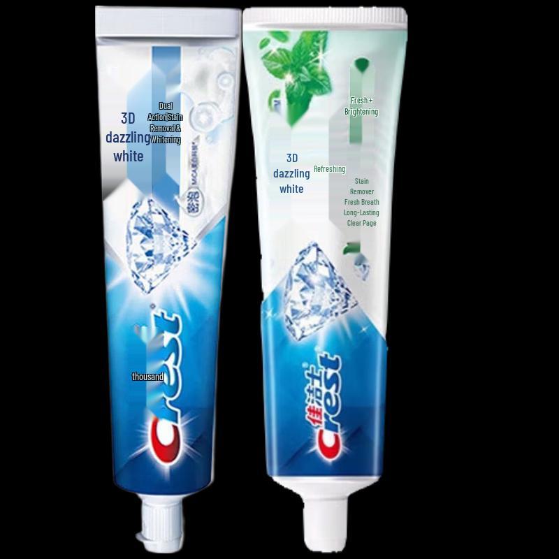 Crest Dual-Effect Whitening & Fresh Toothpaste Set