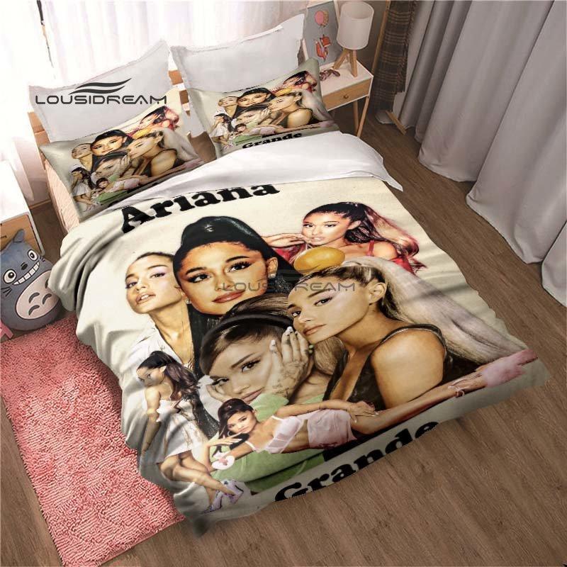 Pop Singer A-Ariana Grand Bedding Sets exquisite bed supplies set duvet cover bed comforter set bedding set luxury birthday gift